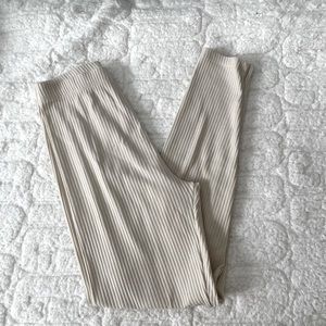 Light cream rubbed ASOS leggings
